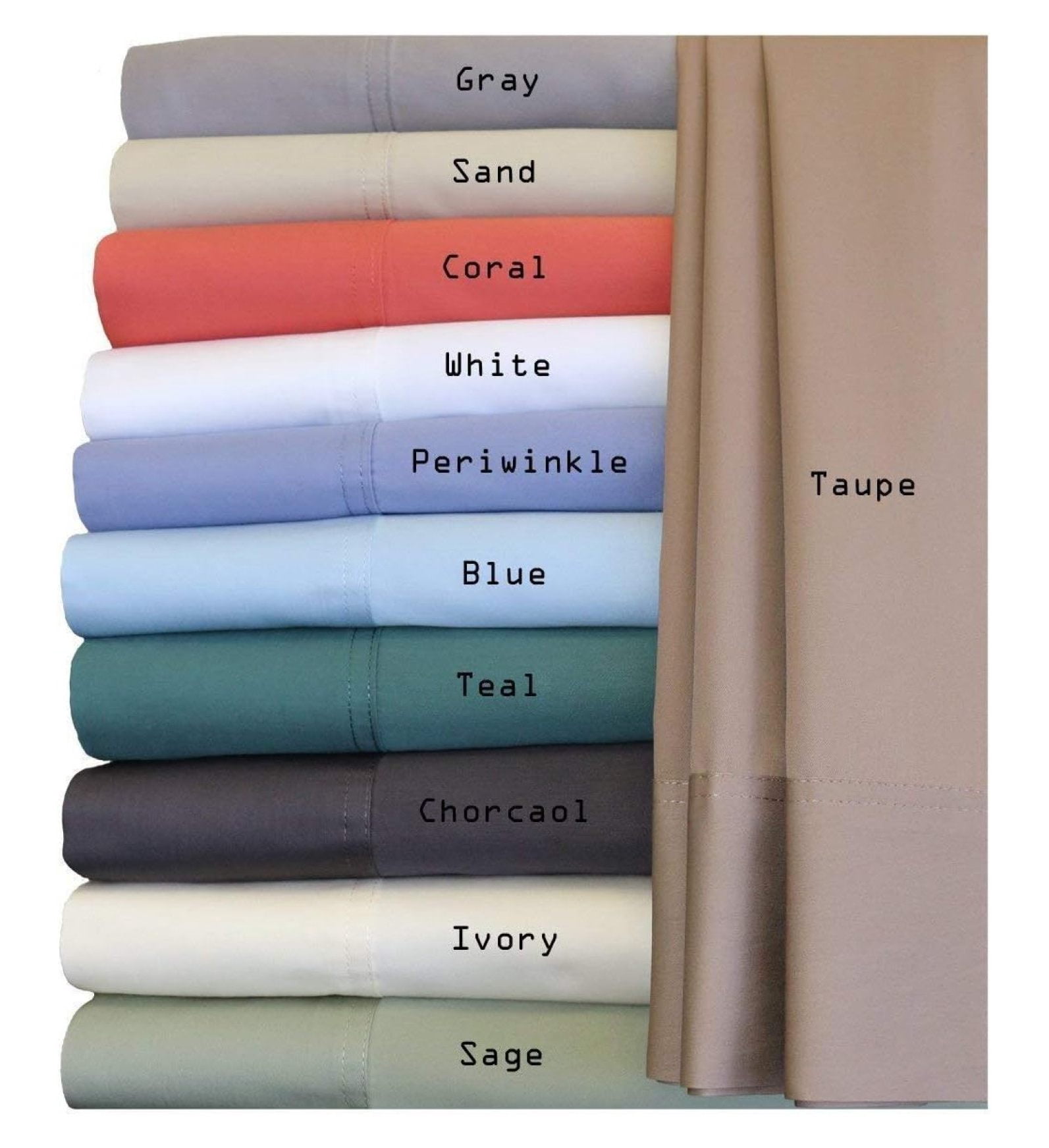 Silky-Soft Viscose from Bamboo-Cotton , King 4PC Bed Sheets Set, Coral