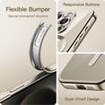 thumbnail image 6 of JETech Electroplated Case for iPhone 15 Pro Max 6.7-Inch, Camera Lens Full Protection, Compatible with MagSafe Wireless Charging, Shockproof Soft TPU Phone Cover (Natural Titanium), 6 of 7