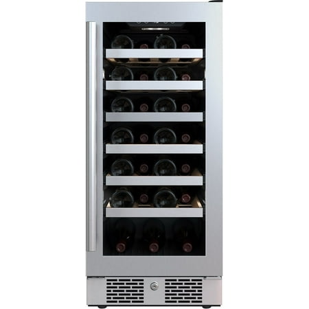 

Avallon Awc152szrh 15 Wide 27 Bottle Capacity Single Zone Wine Cooler - Stainless Steel