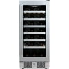 Avallon Awc152szrh 15" Wide 27 Bottle Capacity Single Zone Wine Cooler - Stainless Steel