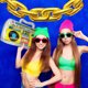 thumbnail image 2 of 80s 90s Retro Inflable Radio Boombox Teléfono móvil 16 pulgadas Cadenas de oro Accesorios Hugtrwg Para estrenar, 2 of 7