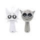 thumbnail image 1 of Juguetes De Peluche 2pz Belug, Blanco gris, 1 of 5