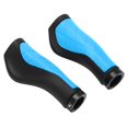 thumbnail image 4 of 1 par/set de empuñaduras para manillar de bicicleta con aleación de doble bloqueo, mango antideslizante para ciclismo, color azul y negro, 4 of 10
