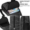 thumbnail image 4 of Astronomy Physics Chemistry Science Sling Backpack, Crossbody Daypack for Science Enthusiasts and Students, 4 of 6