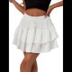 thumbnail image 1 of Shorts Holgados para Mujer, Estilo Bohemio, con Volantes, con Diseño de Mariposas en , Minifaldas de Cintura Alta, Shorts Casuales L, 1 of 10