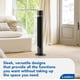 thumbnail image 5 of Lasko XtraAir Ventilador de torre de 48 pulgadas con control remoto, ionizador de aire de ventilador doméstico para sala de estar, dormitorio, oficina y más, paquete de 2, 5 of 5