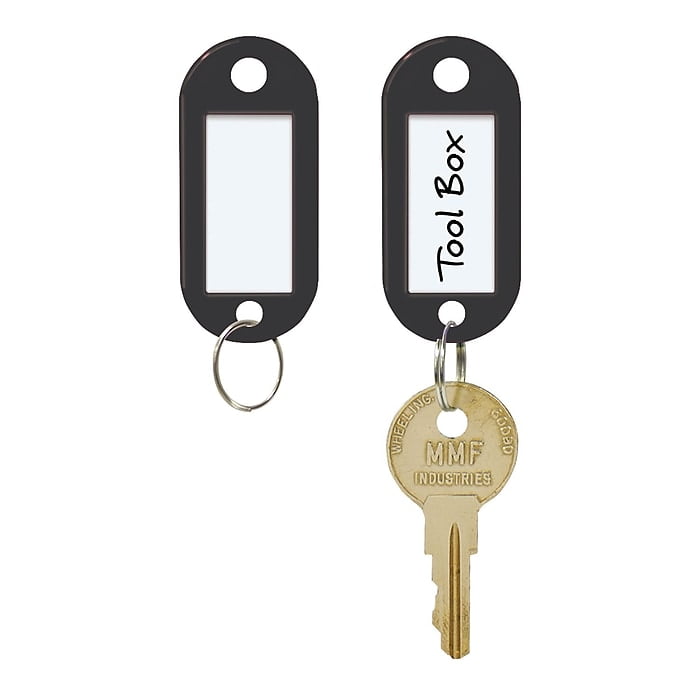 20 per Pack One Size Multicolor Steelmaster Key Tag with Label Window 