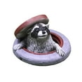thumbnail image 2 of Mini Statue with Manhole Base - Lifelike 2.3" Resin Animal Ornament for Desk, Garden & Lawn Decor, Gift for Enthusiasts, 2 of 9