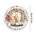 thumbnail image 4 of TIELUTT Round Easter Bunny Shaped Welcome Mat 2026 Easter Absorbent Non and Wear Mat Round Easter Rug Sizes Comfy Throw Throw Bed Blanket Small Throws Tan Knit Throw Blanket Furry Carpet Rug, 4 of 7