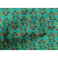 thumbnail image 4 of oneOone Cotton Poplin Fabric Leaves & Floral Block Print Sewing Fabric BTY 56 Inch Wide, 4 of 4