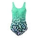 thumbnail image 3 of Gibobby Traje de Baño Sexy Bikini 2023 Traje de baño de 1 pieza para mujer Traje de baño de playa para mujer Tie Dyed 3D Impreso Verano europeo y america(Verde de menta,G), 3 of 5