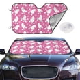 thumbnail image 2 of Balery Cute Poodle Dog Print Car Windshield Sun Shade,Windshield Sunshade for Car Pickup Truck SUV Accessories-Small, 2 of 7