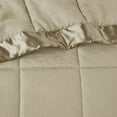 thumbnail image 5 of Soft Cozy Down Alternative Blanket, Home Quilt Queen Size Lightweight Comforter with Satin Trim for All Season with Scotchgard Moisture Wicking Treatment, Taupe, 5 of 6
