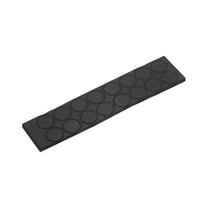 Non Slip Furniture Pads 3/8" (10mm x 3mm), 16 Pcs Adhesive Backed Round Rubber Feet Anti-Scratch Rubber Furniture Grippers for Hardwood Floor Electronics Bed Drawers DIY