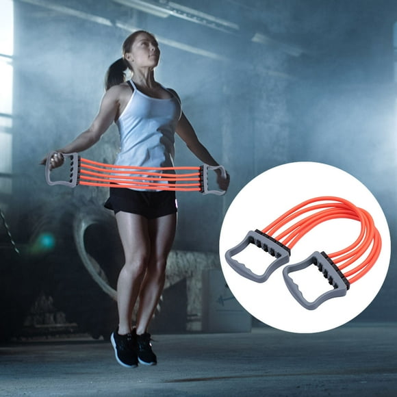 CRAFTHROU 1Pcs Chest and Arm Workout Equipment Chest Expander with Gray TPR