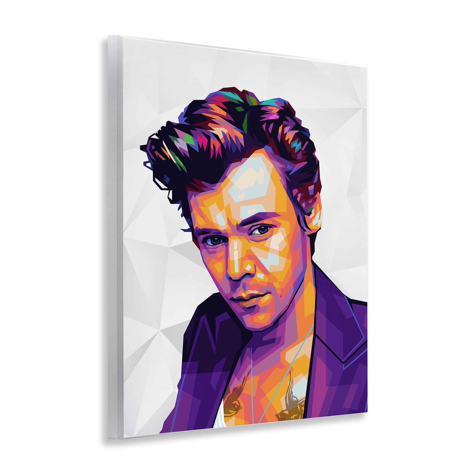 Stupell Industries Bright Hued Harry People Painting Unframed Art Print Wall Art, 11 x 14