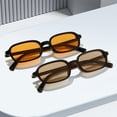 thumbnail image 3 of Vintage Small Square Frame Glasses Retro Sunglasses Trendy Eyewear Rectangle Sun Glasses UV400 Shades Men Women Eyepiece, 3 of 9