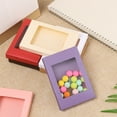 thumbnail image 6 of 10Pcs Vintage Color Hot Kids Gift Kraft Paper Present Case Paper Gift Box Cake Package Clear PVC Window Candy Wrapping Bag PURPLE, 6 of 8