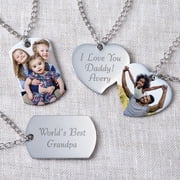 Personalized Photo Pendant - Dog Tag Style