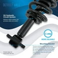 thumbnail image 6 of Detroit Axle - Front Struts for 4WD 2014-2018 Chevy GMC Silverado Sierra 1500 [w/o Magnetic Ride Control] Complete 2 Struts with Coil Spring 2015 2016 2017 Replacement Ready Struts Assembly, 6 of 8