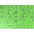 thumbnail image 1 of Ahgly Company Indoor Rectangle Oriental Green Industrial Area Rugs, 2' x 5', 1 of 4