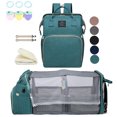 thumbnail image 1 of Sac Maman Léger Portable Pliable Lit de Bébé Grande Capacité Voyage Sacs de Maternité Sac à Dos pour Bébé Femme Sac de Sortie Maman, 1 of 2
