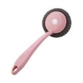 thumbnail image 2 of Cleaning Brush,Stainless Steel Wire Brush Pot Thickened With Handle Large Steel Wire Ball Pot Brush Kitchen Cleaning Brush Dish Washing Artifact Stove, 2 of 4