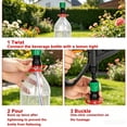 thumbnail image 4 of 2 Pack Pressure Washer Hose, 15in Long Extension Tube, Car Washing Adapter Pipe for Water Spraying, Fits Battery Powered Garden Washers for Outdoor Vehicle Patio Surface Cleaning, 4 of 8