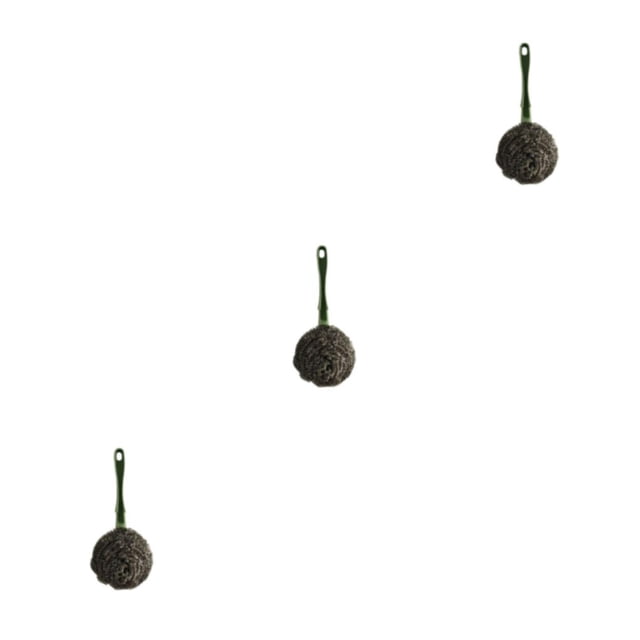 Bearachild Cepillo de limpieza de alambre de acero, repuesto portátil, reutilizable, para el hogar, cocina, cuenco, bandeja, plato, olla, Type1 NO1