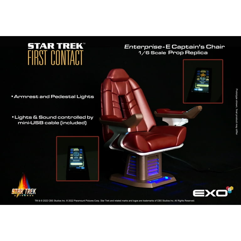 EXO-6 – Star Trek First Contact – Captain's Chair – Réplique 1:6 – Prop Replica