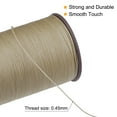thumbnail image 4 of Thin Waxed Thread 175 Yards 0.45mm Polyester String Cord for Machine Sewing Hand Quilting Weaving, Khaki, 4 of 5