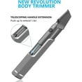 thumbnail image 2 of Mens Body Hair Trimmer Hair Cutting Tools Neck, Back, Facial, Beard Hair Trimmer As Seen on Tv Self Haircut Shavers for Men Long Handle Hair Cutting Comb, 2 of 4