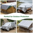thumbnail image 7 of 10x20FT Tarp, Eurhowing 12 Mil Tarps Heavy Duty Waterproof Poly Tarp Cover, UV & Tear Resistant Tarpaulin for Truck Construction Farm, 7 of 7