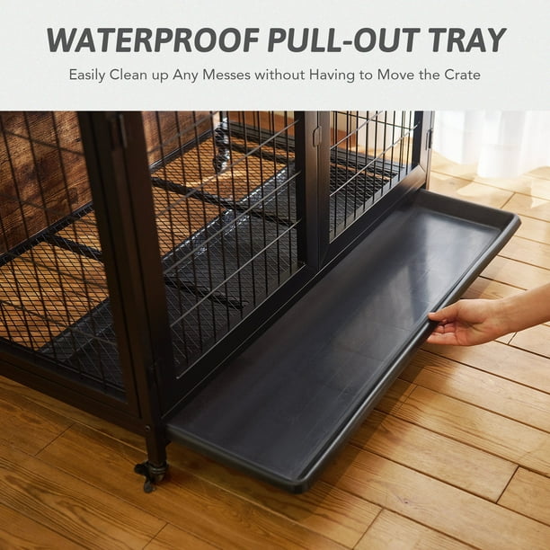 Dog sales kennel tray