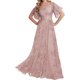thumbnail image 3 of Encaje Vestidos De Madrina Mangas Largas - Vestidos De Noche Formales Boda, 3 of 5