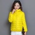thumbnail image 5 of Chaqueta de algodón para mujer, chaqueta ligera, chaqueta de pan, corta, versátil, ajustada, gruesa, chaqueta de algodón, abrigo de invierno para mujer, 5 of 5