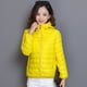 thumbnail image 1 of Chaqueta de algodón para mujer, chaqueta ligera, chaqueta de pan, corta, versátil, ajustada, gruesa, chaqueta de algodón, abrigo de invierno para mujer, 1 of 5