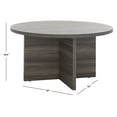thumbnail image 3 of SAFAVIEH Bo Contemporary 32 in. Round Coffee Table, Slate Grey (32 in. W x 32 in. D x 16.5 in. H), 3 of 8