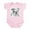 Petal Pink, variant on CafePress - English Bulldog Infant Bodysuit - Baby Light Bodysuit, Size Newborn - 24 Months