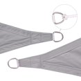 thumbnail image 4 of Vela de sombra rectangular, 2x2m, impermeable y resistente a los rayos UV, gris, 4 of 5