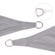 thumbnail image 4 of Vela de sombra rectangular, 3x3m, impermeable y resistente a los rayos UV, gris, 4 of 5