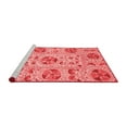 thumbnail image 2 of Ahgly Company Machine Washable Indoor Rectangle Oriental Red Modern Area Rugs, 5' x 7', 2 of 4