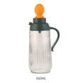 thumbnail image 4 of Glass Oil Dispenser Bottle | Automatic Opening Leakproof Cooking Oil Pot | Vinegar Soy Sauce Jug | One-Handed Pour | Transparent | Household Kitchen Condiment Container | 24.3x12x8.5cm | 1 Piece, 4 of 7