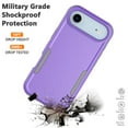 thumbnail image 3 of Njjex iPhone 17 Air Case 6.9" Shockproof Rugged Cover, Military Grade Protection, Slim Fit Anti-Slip Bumper Case Dual Layer Full Body Protective Cover for iphone 17 Air -Purple, 3 of 7
