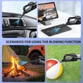 thumbnail image 6 of Car Vacuum Portable , 18000Pa 2 in 1 Vacuum Cleaner&Air Duster, 130W Brushless Motor with 7000mAh Battery, LED Light, Multi-Nozzles for Car, Home, Office, Pet, 6 of 8