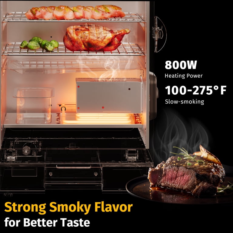 East Oak 30" Digital Electric Smoker with Meat Probe photo 4