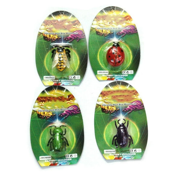 Mini Bugs Toys Simulation Ladybug Toys Kids Electronic Insects Toy [Yuexinghui] Untreated Intellectual Property Outdoor Activity Educational Toys Simulation  Electric Toys Yellow