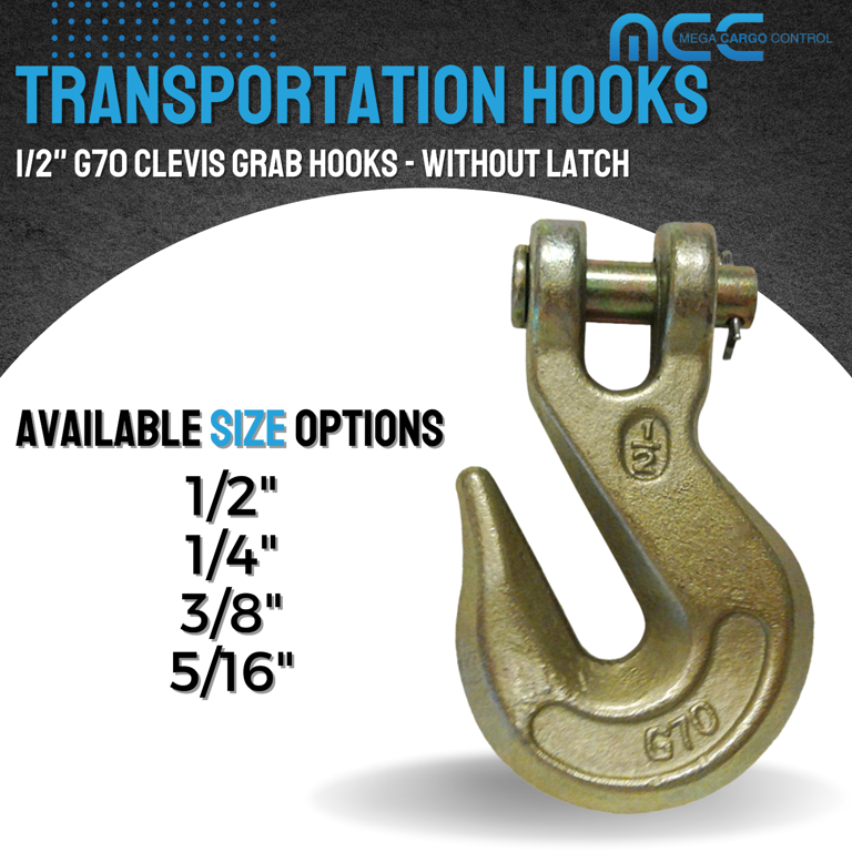 4 Pack G70 5/16 Clevis Slip Hook With Latch - 4,700 LBS WLL Heavy Duty Grade 70 Safety Chain Hook For Trailer Truck Transport 4 Pack G70 5/16 Clevis Slip Hook With Latch - 4,700 LBS WLL Heavy Duty Grade 70 Safety Chain Hook For Trailer Truck Transport