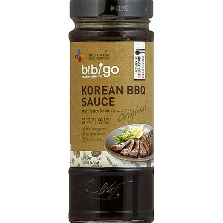 Bibigo Original Korean BBQ Sauce, 16.9 oz, (Pack of