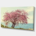 thumbnail image 2 of Fleurs Roses sur Arbre Solitaire - Impression sur Toile Paysage, 2 of 3